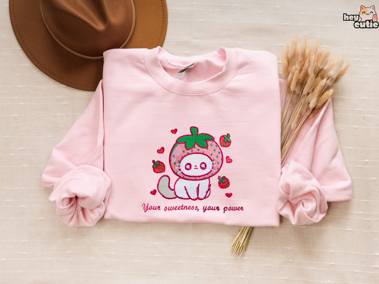 Strawberry Cat Sweatshirt