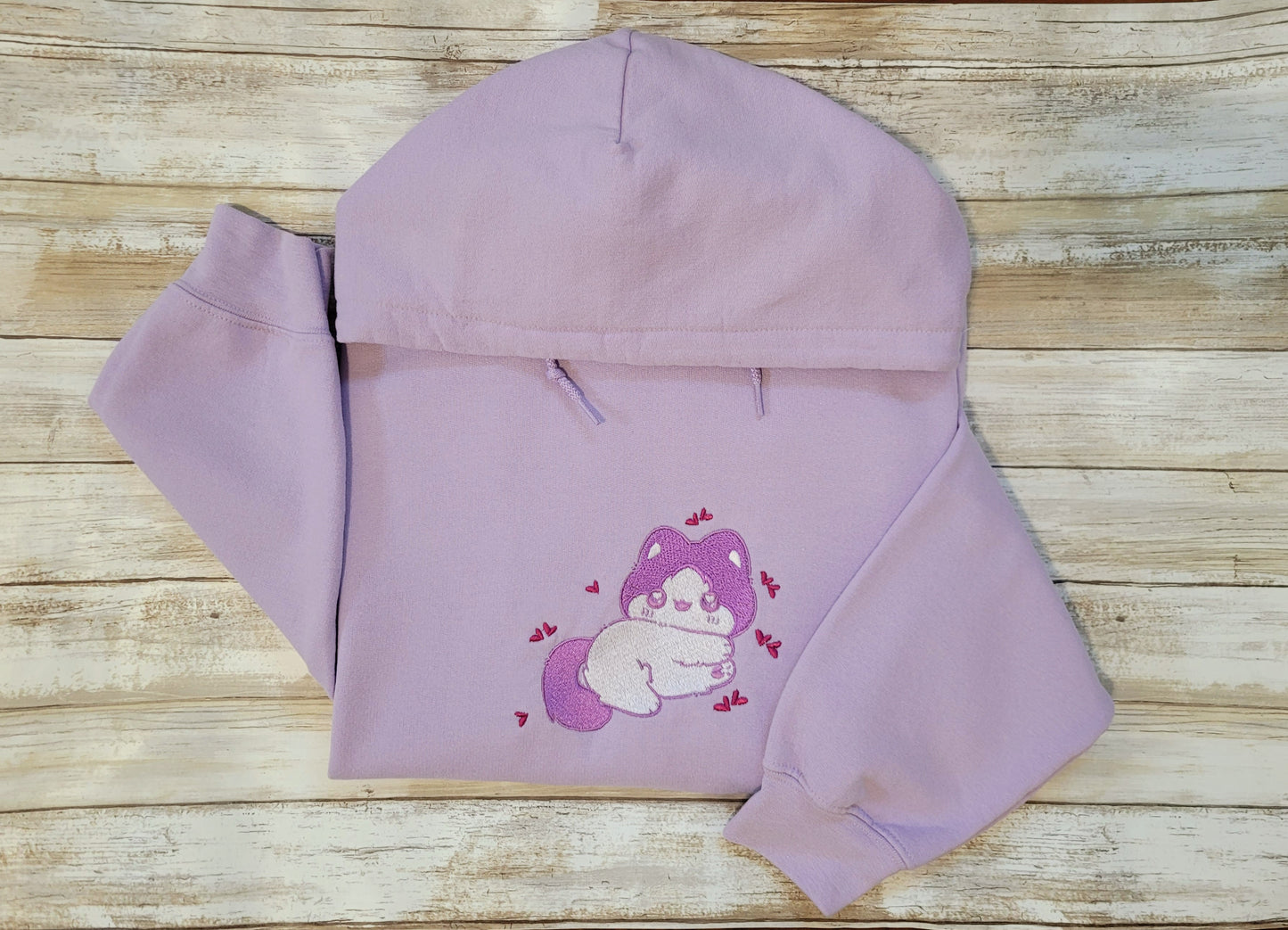 Cute Cat Purple Hoodie